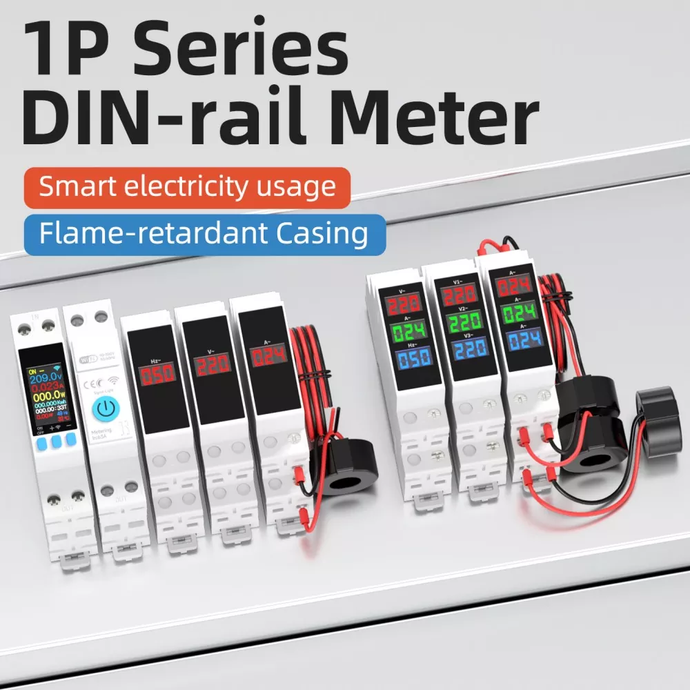 มิเตอร์วัดราง Din 1P